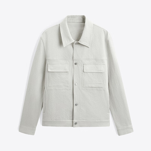 GXG Herrenkleidung, gleiche beige graue Reversjacke im Einkaufszentrum, beige grau 180/xl