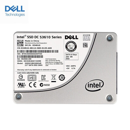Dell (DELL) server hard drive, workstation enterprise hard drive, NAS data storage array hard drive, 960GB SATA SSD 2.5-inch boxed random disk body, buy hard drive and get free hard drive bracket