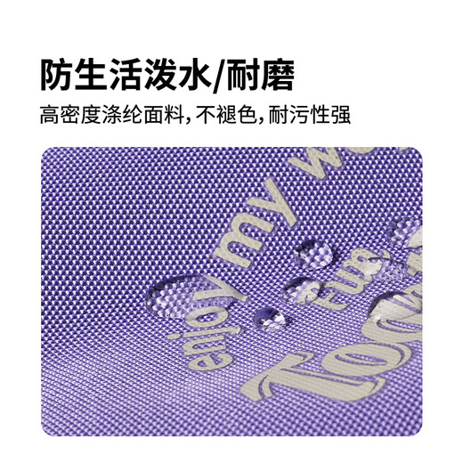 
M Square Travel Card Pack Key Clutch Clothes Casual Coin Wallet Portable Small Square Pack Headphones Makeup Storage Portable Aunt Bag Highland Lavender