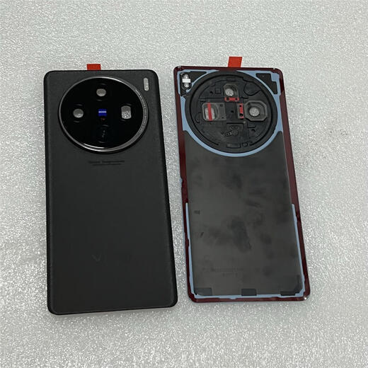 Phty eignet sich für x100 Originalglas zurück -Abdeckung X100Pro Original Mobiltelefon hinterer Hülle Batterieabdeckung Rückenabdeckung Hülle X100 Original Disassemed Heck Deckel Sunset Orange Einzelstück