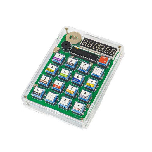 WULU ELECTRONICS HOMEMAD CARCHULULDER DIY Schweißkit Computer Unterricht Schulungsexperiment Elektronische praktische Teile TJ-56-695 Kit + Taste Batterie
