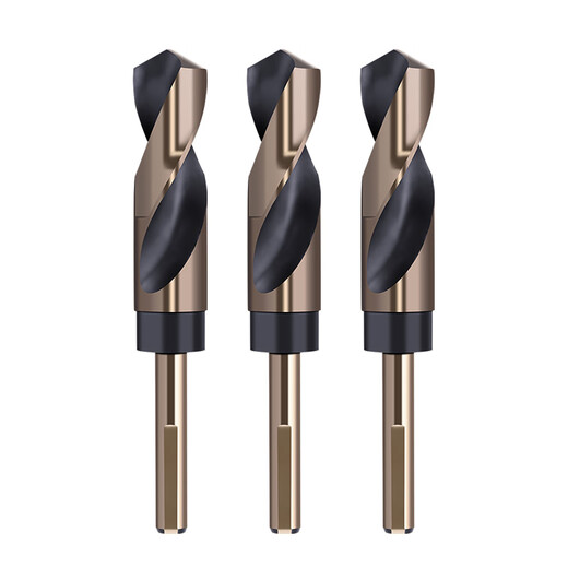TIANGONG 4341 small shank drill and equal shank drill bit, cobalt-containing metal drilling high-speed steel shrinking shank twist drill stainless steel special 16mm