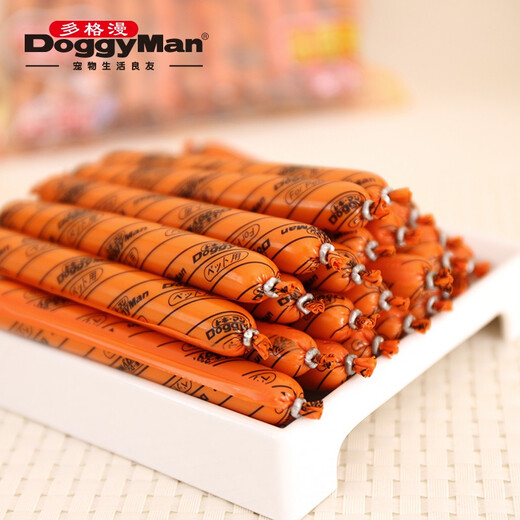 Dogman Ham Sausage Dog Snacks 30 Large Packaging Pet Training Rewards for Dogs New Packaging of 30 Chicken Snacks