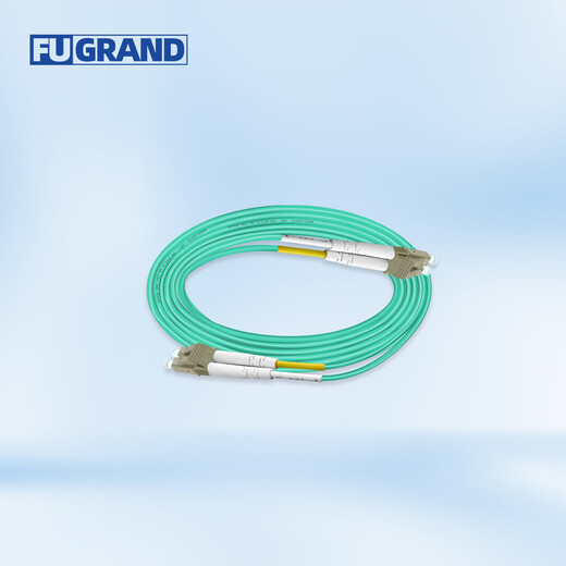 Fugrand Om3 Faser-Optik-Jumper LC-LC 10 Gigabit Multimode Dual Core Telecommunications Grad 3/5/10/Meter Pigtail Duplex Kopf Zwei-Kern-Optik-Löckchen-Verlängerung Kabelschalter Indoor-Raumfaser Om3 10 Gigabit Multimode Dual Core LC-LC 5M 5M