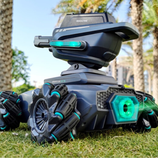 
Shengxiong (S.X.TOYS) Weiteng remote control water bullet car children's remote control battle tank can launch water bullets four-wheel drive off-road toys cool lights 1:16 horizontal drift spray water bullet car - green 2 original rechargeable batteries