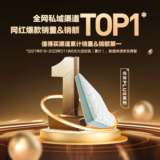 Xilinmen government subsidized imported latex soft and hard two-sleep thick mattress antibacterial and anti-mite independent spring mattress Simmons Lightyear plus3.0-thickness 25.5cm 1.8*2 meters