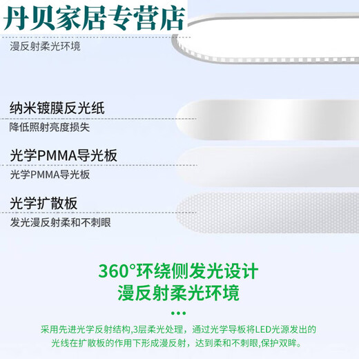 
He Jiangong aisle light corridor light led ceiling light modern simple Nordic long living room light study balcony lamp J263 24W 3892-white 60CM-three color light 24W