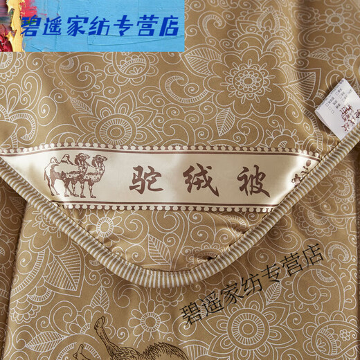FGHGF thickened warm camel veil quilt quilt quilt core single double spring and autumn dormitory student aristocratic camel velvet 200*230cm thickened 12 Jin [Jin equals 0.5 kg]