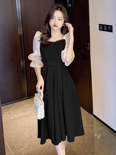 
White Mu Mu Toast Red Dress for Women's Native Year Bride Sense Red Skirt Small Dress Engagement Can Be Wear Red Five-Cents Sleeve High Quality L Recommended 100-120Jin [Jin equals 0.5 kg]