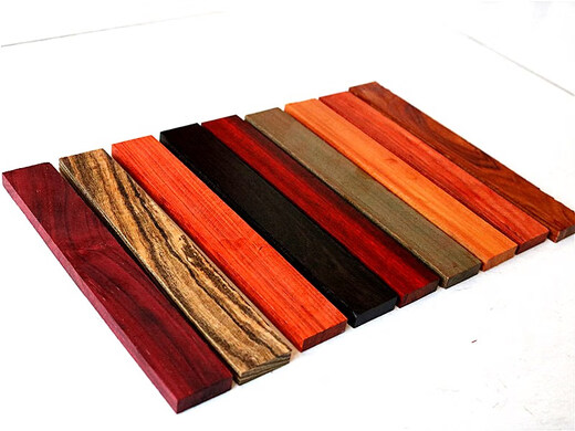 Mengyi peach wood hairpin material handmade DIY carving material peachwood hairpin material small leaf rosewood green sandalwood purple sandalwood material small leaf rosewood + purple sandalwood + drawing