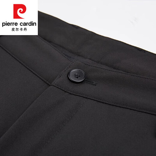 PANTRE CARDIN DOWN Pantalons hommes portant un pantalon décontracté hivernis épaissis de pantalons pour hommes et des hommes de l'âge moyen Pantalon long pantalon long 9230 noir xl