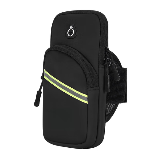 Xu Qixing running mobile phone bag arm bag arm wrist men's and women's special equipment mobile phone bag fitness sports mobile phone arm cover gray suitable for 6.5 inches to 7.2 inches