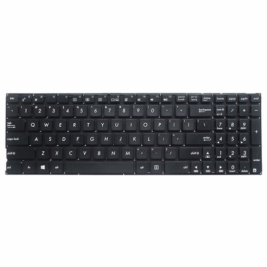 冠泽ASUS华硕K555 X555 X555L X551MA R556L A555L F554L键盘 正品 全新英文 ASUS华硕J5010 K555l X502键盘