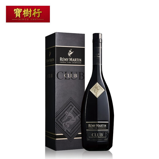 人头马（Remy Martin）宝树行 CLUB1000ml耀黑珍藏版 干邑白兰地 法国洋酒 宝树行 1000mL 1瓶