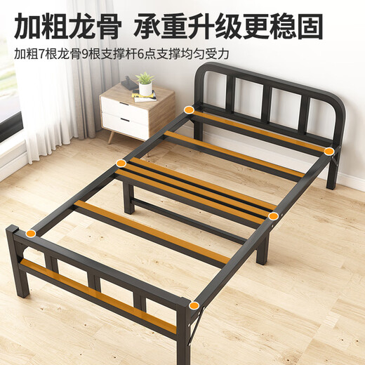 全品屋(免安装)折叠床单人床午休床午睡床行军床医院家用陪护硬板床铁床