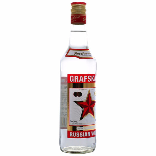 Graf's Red Label Vodka 500ml Latvian imported wine Grafskaya spirits cocktail base liquor Graf's Red Label Vodka 500mL