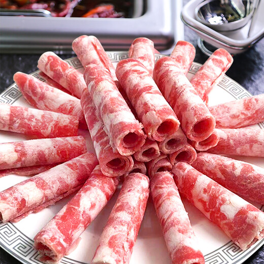 Hengdu Domestic Shangxuan Lamb Roll 1Jin Jin is equal to 0.5kg/box frozen hot pot ingredients