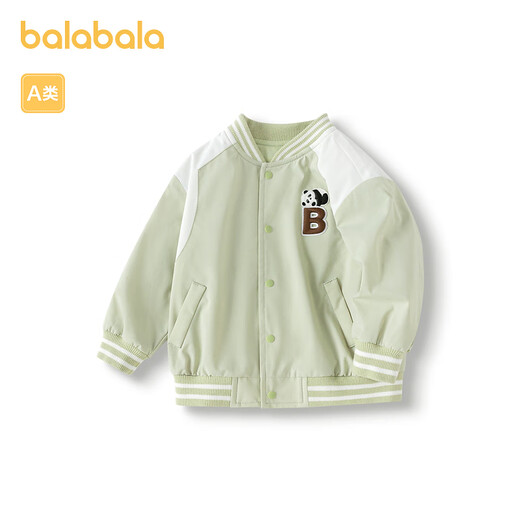 Balabala bébé veste garçon vêtements d'automne baseball uniforme mode enfants tendance terrestre gris vert 40987 100cm