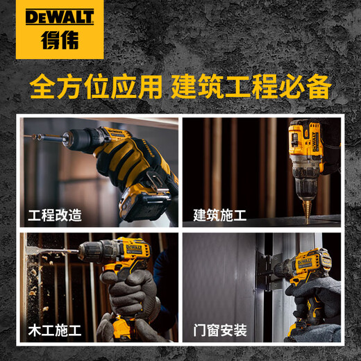 得伟（DEWALT）12V轻型迷你大扭力无线充电无刷手钻电锂电起子机 DCD701MD1E