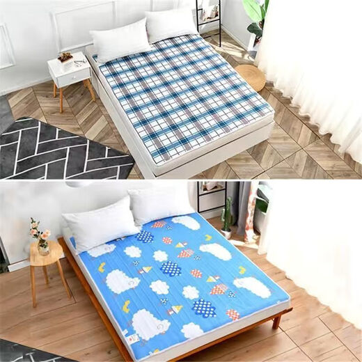 Red bean electric blanket double double control safe household 1.8 meters three person double plus thick single student dormitory electric mattress Comfortable woolen fabric high and low style, length 1.5 meters wide 0.7 meters single control-style random colors
