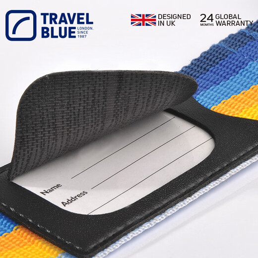 蓝旅（TRAVEL BLUE）行李箱捆绑带一字打包带加固旅游托运行李混彩色