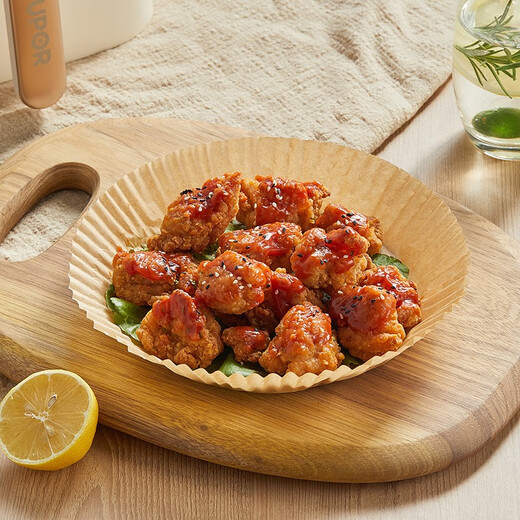 Supor air fryer special paper silicone oil paper plate baking barbecue oil-absorbing paper large size 100 sheets KDB20AE10