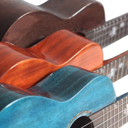 Mr.mai Special Offre Full Single Ukuléle 23 pouces Jagany Core Wood Full Veneer UKLILI Small Guitar 23 pouces Blue Blue Original Sound Style