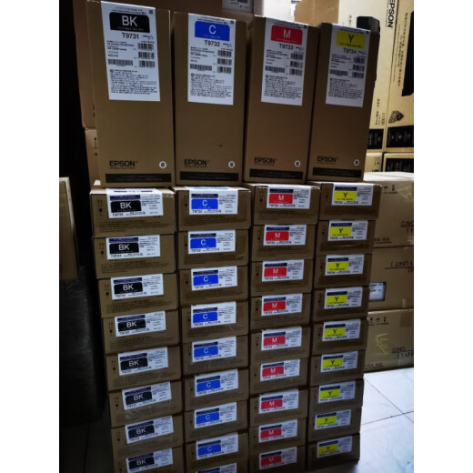 
XMSJ Epson 869 Ink Bag WF-C869Ra Ink Bag T9731 Black T9732 Blue T9733 Red T9734 Yellow T9731 Black (402.1 ml)/Invoice Replacement 6