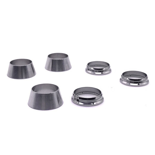 Zhuankai 316L stainless steel grinding model can replace Swagelok ferrule fitting nut nut snap ring British thread 316L nut plus snap ring 6mm