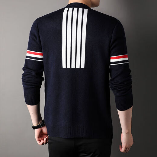 Tommybulltommy Autumn Button Strickjacke V-Ausschnitt-Revers-Pullover dünne einfache lässige und vielseitige Pulloverjacke Männer 9215-Gragen V-Ausschnitt 125/185 Vorgeschlagen 170-190jin [Jin ist 0,5 kg]