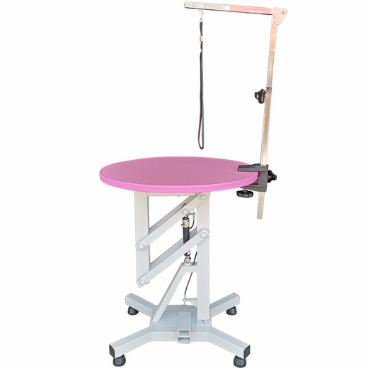 Boat de printemps N-209 Table de beauté à pression d'air Rotary Lefting Pet Table de toilettage Table ronde Pet Shop And Cat Teddy VIP Hair Cut Alpha 831 Tableau ronde 60