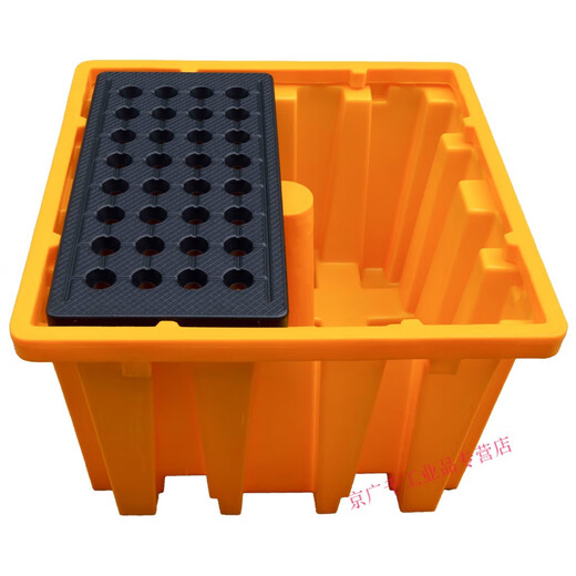 Anti-goteación Pallet Platforma anti-mokage Residuos peligrosos de la tarjeta de fuga de líquidos Desechos de la tarjeta de agua Líquido Bandeja de conexión de aceite de aceite 826*220 sin ruedas