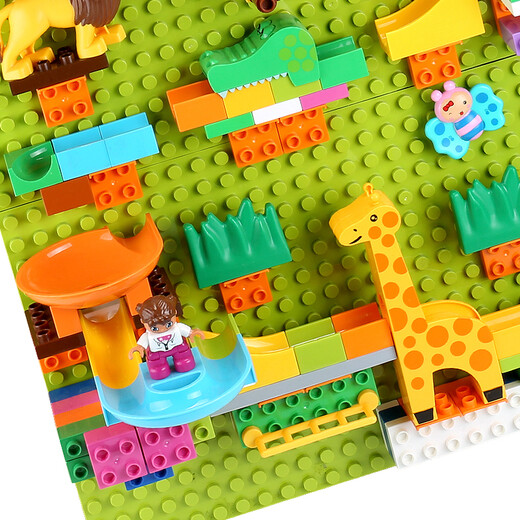 Feelo kompatibel mit LEGO großen Partikeln Bausteine ​​Kinderspielzeug versammelte Jungen und Mädchen Geburtstagsgeschenke 212 Bausteinwand Wand