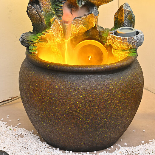 
Chenggong water ornaments circulating water fountain Fengshui wheel office courtyard balcony decoration landscape opening housewarming gift 6629