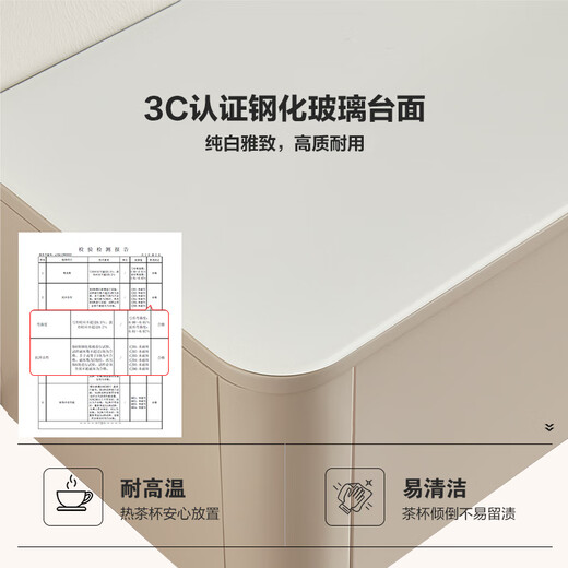 Hogar de quanyou moderno gabinete de televisión simple gabinete de almacenamiento de almacenamiento de vidrio templado de la mesa del piso al piso contra la pared
