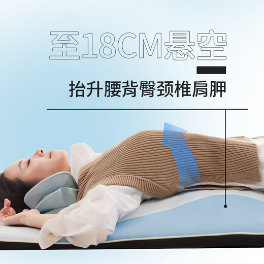 Fujikawada japonais Fuji Massage Match Match Multifinctional Full Body Airbag Traaction et épaule battue, cou, lampe lombaire Masseur lombaire Lombar Masseur médical Patent Full Corps Strange (gris foncé)
