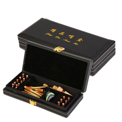 
Shanbei suona reed box suona accessories box suona package sturdy durable whistle storage box reed box black boutique reed box [small model]