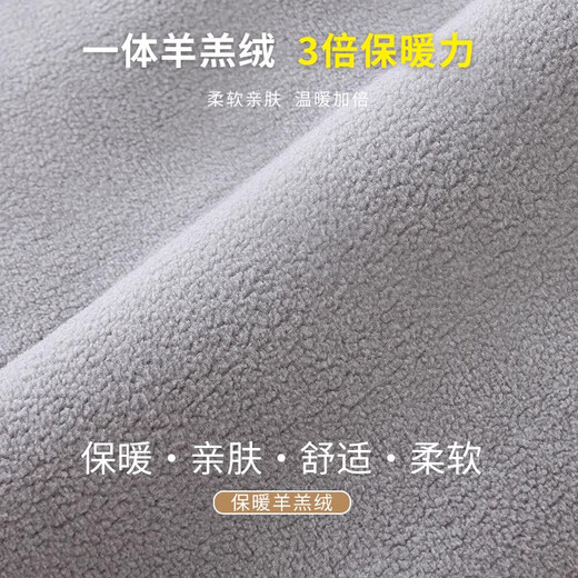 Langsha thermal pants for men, 2025 autumn new product, plus velvet and thickened graphene knee pads leggings, Northeastern extra thick cotton pants