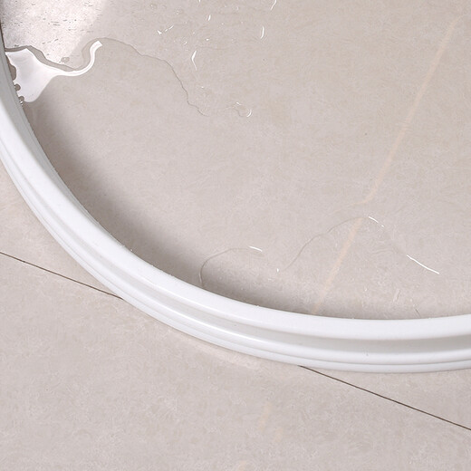 Din bathroom water barrier strip bathroom partition water barrier strip shower room toilet partition kitchen door sill bathroom cabinet water barrier silicone tank shower room floor waterproof strip length 100cm