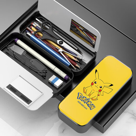 Inofen Internet celebrity pencil case Pikachu pencil case pencil case multi-functional Pokémon pencil case primary school student junior high school student pencil case student stationery Minecraft