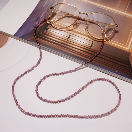 Cadena de gafas chuanjiutianas Cadena de mujeres hechas a mano Gafas de sol en la cadena del cuello Gafas Gases de cuello auriculares Cadena de cuerda anti-Lost Emerald