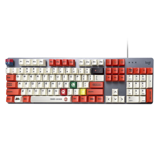 Logitech K845 Mechanische Tastatur Kabelgeboten Gaming-Tastatur Office Tastatur 104-Taste Klempner DIY Keycap E-Sports Chicken Eating Urlaub Geschenk K845 Teewelle-Plumber ist ein anständiger
