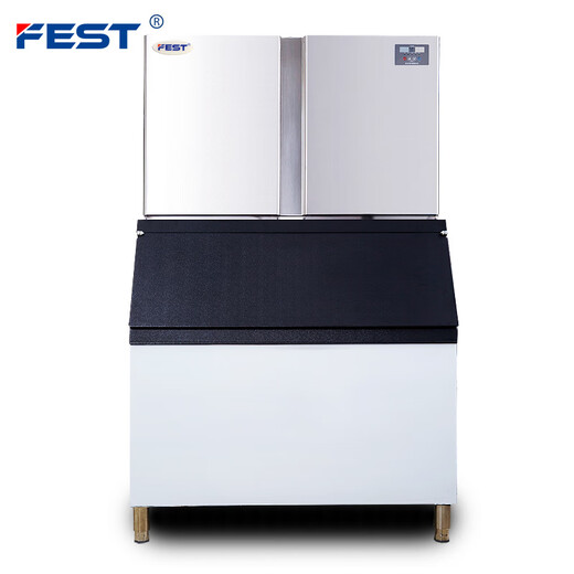 FEST制冰机商用全自动接自来水奶茶店全套设备酒店KTV大型不锈钢制冰粒机108kg128kg158 日产930KG 1次制冰684粒 水冷