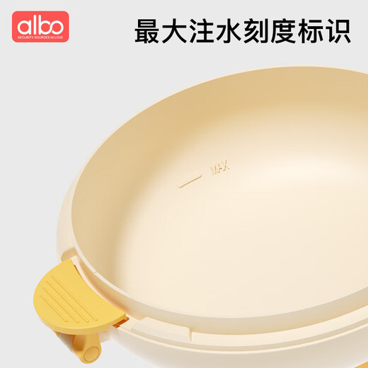 albo可拆卸PPSU餐盘+可弯曲PPSU勺叉套装