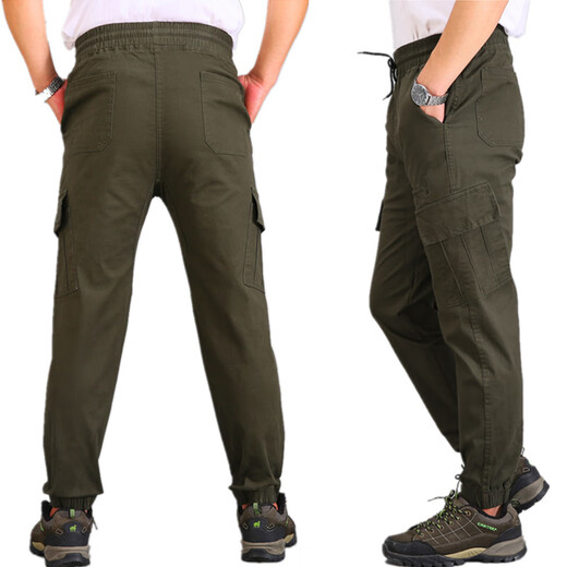 Wear-resistente Arbeitshosen für Männer tragen zu resistenten Hosen für Baustellen Auto Reparaturarbeiter Arbeiten und Arbeit Männer tragen im Herbst und Sommer [Frühlings- und Herbststil] 829 [vier Taschen] 185/3xl