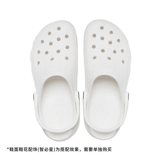 
crocs Crocs thick-soled cloud hole shoes outdoor 206750 white-100 37/38 (240mm)