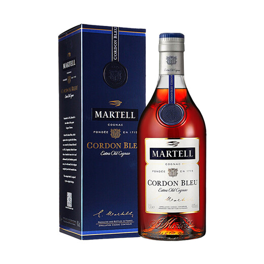 Martell Blue Belt Xo Grade Cognac Wine importé en France Meilleurs cadeaux Bleu Blee 1500ml 1 bouteille