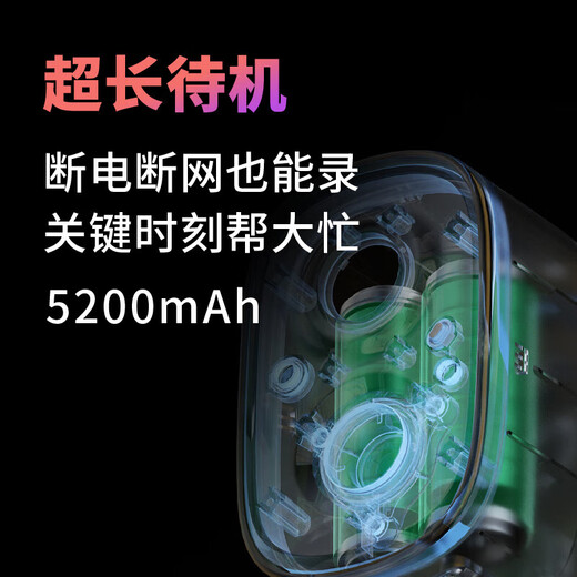 Caméra sans fil Shenmou avec moniteur à la porte de la subvention de l'état de la Chambre pour le plug-in gratuit sans poinçonner l'absorption magnétique petite vidéo HD HD facture du téléphone mobile de secours long Vision nocturne distante