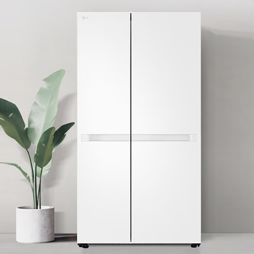 LG655升对开双门冰箱 风冷无霜变频节能薄嵌入式 家用大容量变频冷 【2024新品店长推荐】白S674MEG11D