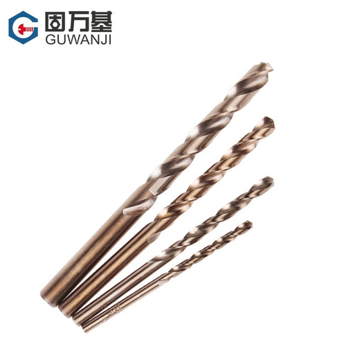 Guwanji cobalt-containing twist drill bit stainless steel special metal hole expander drill multi-functional alloy hole opener electric drill bit 3.1MM 2 pieces